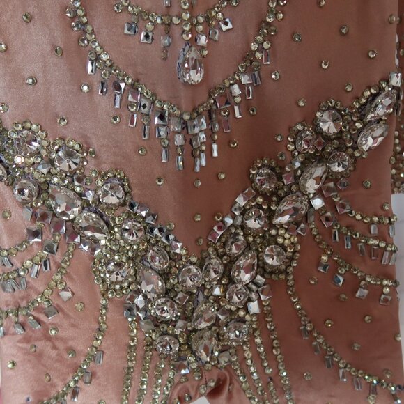 💎 Nude Rhinestone Bodysuit – Ultimate Showstopper 💎 - Picture 7 of 8